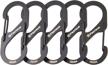 proteus stainless carabiner keychain backpack logo