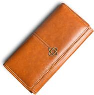 кошельки aoxonel bifold trifold capacity логотип