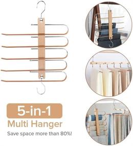 img 1 attached to HEROPIE Hangers Multifunctional Organizer Stainless