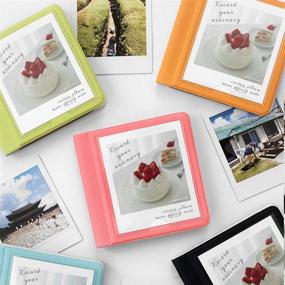 img 1 attached to 📷 Fujifilm Instax Square Instant Film Photo Album with 29 Pockets in Mandarin