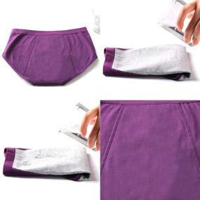 img 2 attached to Breathable Leakproof Period Panties Medium Women's Clothing in Lingerie, Sleep & Lounge