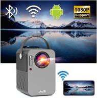 🎥 artlii play mini portable smart projector with wifi and bluetooth, 1080p full hd supported, 4d±45° correction, built-in netflix, youtube, prime video - for outdoor movie viewing logo