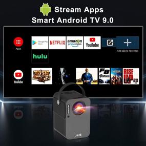 img 3 attached to 🎥 Artlii Play Mini Portable Smart Projector with WiFi and Bluetooth, 1080p Full HD Supported, 4D±45° Correction, Built-in Netflix, YouTube, Prime Video - for Outdoor Movie Viewing