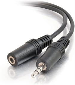 img 3 attached to 🎧 C2G 40406 3.5mm Stereo Audio Extension Cable, Black - 3ft / 0.91m