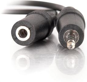 img 2 attached to 🎧 C2G 40406 3.5mm Stereo Audio Extension Cable, Black - 3ft / 0.91m