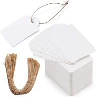 🏷️ primbeeks 200pcs premium gift tags bundle with root natural jute twine – blank labels for wedding, christmas & thanksgiving logo