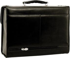 img 2 attached to Executive Laptop Briefcase Leather Black