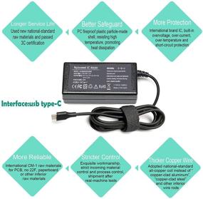 img 2 attached to 🔌 65W 45W USB C Charger for HP Chromebook X360 14 G5 13 11 X2 14b-ca0013dx 14b-ca0023dx 14a-na0010nr 14c-ca0053dx 14-ca023nr 14-ca061dx 11-ae131nr Spectre X360 844205-850 Type C Power Supply Adapter