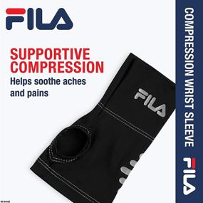 img 2 attached to 🔧 FILA Accessories Compression Wrist Sleeve: Optimize Support for Enhanced Performance