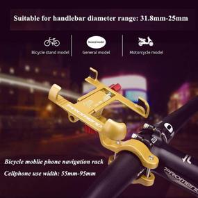 img 2 attached to Versatile Aluminum Alloy Bike Phone Mount with 360° Rotation for iPhone Xs Max X 8 7 Plus Samsung S9 S8 S7 - Ideal for Mountain Road Hybrid Bikes