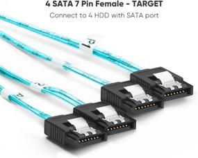 img 1 attached to 🔌 CableCreation SFF 8088 Female Controller Backplane: Enhancing Data Connectivity and Control