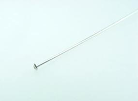 img 4 attached to High-Quality Sterling Silver Head Pins - 2 Inch Length, 24 Gauge Thickness - Pack of 50 Pieces