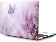 🌸 oneget macbook pro 16 inch case (2019 release a2141), floral design hard case with tpu keyboard skin & hd screen protector, compatible with new macbook pro 16" with touch bar (f18) logo