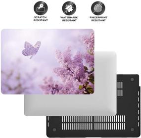 img 1 attached to 🌸 OneGET MacBook Pro 16 inch Case (2019 Release A2141), Floral Design Hard Case with TPU Keyboard Skin & HD Screen Protector, Compatible with New MacBook Pro 16" with Touch Bar (F18)