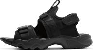 nike sandal canyon black numeric_12 men's shoes logo