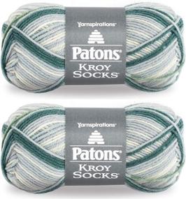 img 4 attached to Patons Yarn 2 Pack Landscape Stripes