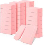 🧽 50 pack magic eraser sponge - multi-functional melamine cleaning sponges for bathtub, bathroom, kitchen, floors & walls (pink) logo