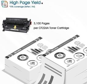 img 2 attached to 🖨️ Cool Toner HP 26A CF226A 26X CF226X Compatible Toner Cartridge Replacement for LaserJet Pro MFP M426fdw M402n M402dn M402dw M426fdn M426dw M402 M402d 402n M426 Printer Toner Ink, Black (4-Pack)