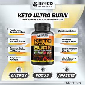 img 1 attached to Silver Sage Nutrition: Keto Ultra Burn, Keto Diet Pills with Exogenous Ketones - 1200mg