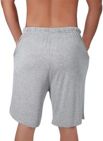 img 1 attached to SHENGDA Pajama Shorts Breathable Pockets Men's Clothing in Sleep & Lounge