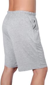 img 2 attached to SHENGDA Pajama Shorts Breathable Pockets Men's Clothing in Sleep & Lounge