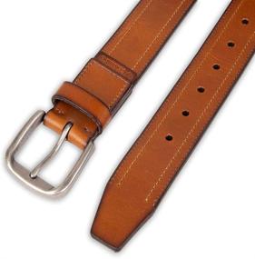 img 1 attached to 👔 Stylish and Durable Columbia Classic Belt: Perfect Men's Casual Single Stitched Accessory