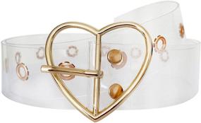 img 4 attached to Heart Buckle Clear Fashion Silver
