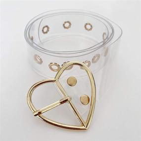 img 1 attached to Heart Buckle Clear Fashion Silver