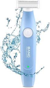 img 4 attached to Electric Cordless Bikini Trimmer for Women - Lady Shaver and Trimmer Electric, Painless Rechargeable Wet & Dry Hair Removal Epilator for Face, Body, Arms, Legs - Blue