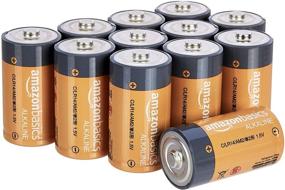 img 4 attached to 🔋 Amazon Basics 12 Pack C Cell Alkaline Batteries - All-Purpose, Long Shelf Life (5 Years) - Convenient Easy Open Value Pack