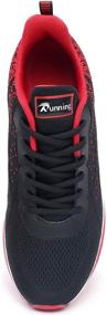 img 2 attached to GANNOU Athletic Running Fashion Darkblue Men's Shoes and Athletic