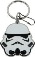 🔑 plasticolor storm trooper keychain - official star wars merchandise logo