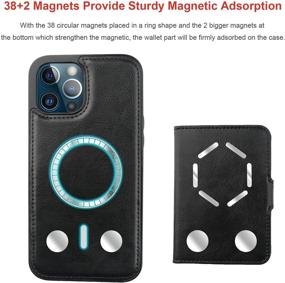 img 2 attached to Bocasal Compatible Magnetic Detachable Kickstand Cell Phones & Accessories in Cases, Holsters & Clips