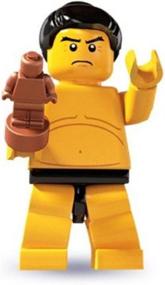 img 1 attached to 🤼 Lego Sumo Wrestler Minifigure - Mini Figure