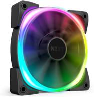 🔮 вентилятор nzxt aer rgb 2 120 мм с расширенными настройками подсветки и жидкостным динамическим подшипником - черный логотип