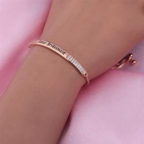 img 2 attached to Zuo Bao Bridesmaid Bridesmaids Bracelet RG