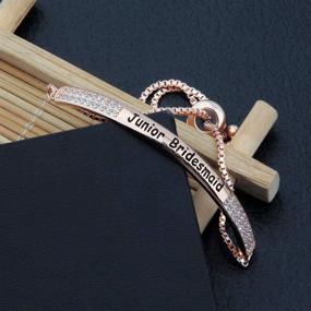 img 1 attached to Zuo Bao Bridesmaid Bridesmaids Bracelet RG
