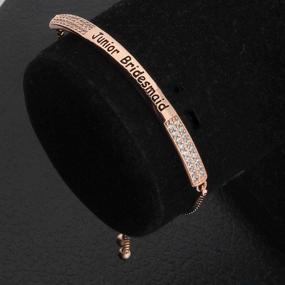 img 3 attached to Zuo Bao Bridesmaid Bridesmaids Bracelet RG