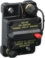 🔌 bussmann cb185-120 waterproof high amp flush mount type 3 circuit breaker (120 amp), 1 pack - enhanced seo logo