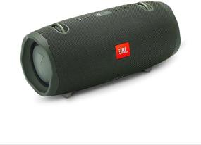 img 1 attached to 🔊 JBL Xtreme 2 Портативная водонепроницаемая колонка с Bluetooth в комплекте с жестким кейсом для хранения. Улучшенное звуковое воспроизведение в зеленом цвете.