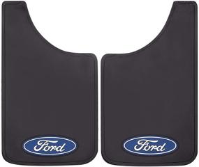 img 4 attached to 🚗 Plasticolor 000506R01 Ford Oval Logo Easy Fit Mud Guard 11" - Set of 2: Superior Protection with Ford Oval Design