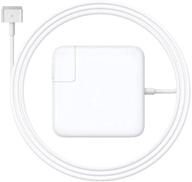 kiolafy macbook air charger - 45w magnetic mag2 t-tip charger, compatible with macbook air 11 inch and 13 inch late 2012 logo