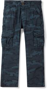 img 4 attached to 👖 Outdoor Military Trousers for Boys' Clothing - Mesinsefra, 140CM, Size 7 8 Pants