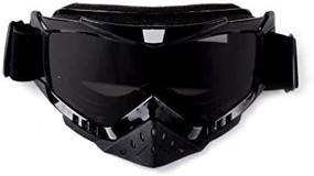 img 2 attached to Stay Protected and Stylish with Tawny Adult Motorcycle/Off-Road/Dirt Bike Safety Goggles