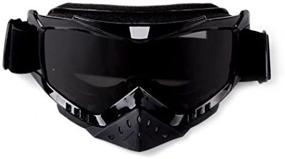 img 1 attached to Stay Protected and Stylish with Tawny Adult Motorcycle/Off-Road/Dirt Bike Safety Goggles