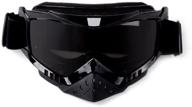 stay protected and stylish with tawny adult motorcycle/off-road/dirt bike safety goggles logo