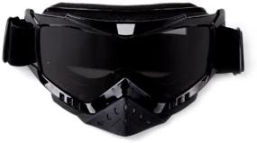 img 4 attached to Stay Protected and Stylish with Tawny Adult Motorcycle/Off-Road/Dirt Bike Safety Goggles