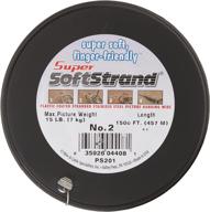 📷 super softstrand vinyl coated stainless steel wrapping wire, size 2 - 1500 ft (457.2 m) - for picture hanging logo
