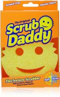 🧽 scrub daddy flextexture sponge: soft & firm, deep cleaning, multi-use, dishwasher safe - 1ct logo