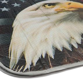 img 3 attached to BDK AS-764 USA Patriotic American Eagle Flag Front Windshield Sunshade